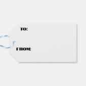 雪だるまとクリスマスオーナメント ギフトタグ (裏面横)