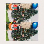 雪だるまとクリスマスツリー (外部フラット)