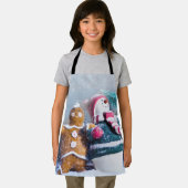 雪だるまとジンジャーブレッド エプロン (インサイチュ)