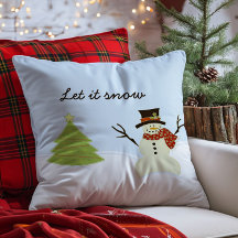 雪だるまとツリー