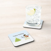 雪だるまとツリー コースター (右側)