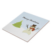 雪だるまとツリー タイル (側面)