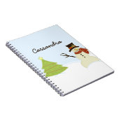 雪だるまとツリー ノートブック (右側)