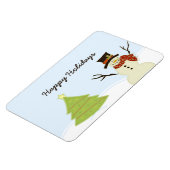 雪だるまとツリー マグネット (左側)