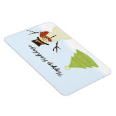 雪だるまとツリー マグネット (右側)