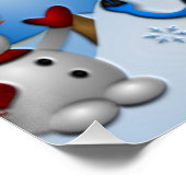 雪だるまとトナカイの踊り（木下） ポスター (コーナー)