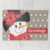 雪だるまとパタモダンーン ペーパーパッド (正面)