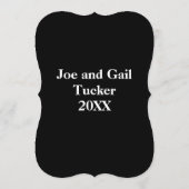 雪だるまとファミリオーナメントオンツリーフラットカード (裏面)