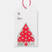 雪だるまとペンギンのセレナード ギフトタグ (正面)