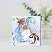 雪だるまとペンギンの冬のセレナーデ シーズンカード (スタンド正面)