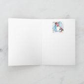 雪だるまとペンギンの冬のセレナーデ シーズンカード (内部)