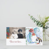 雪だるまとペンギンの冬のセレナード シーズンカード (スタンド正面)