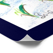 雪だるまとペンギンの冬のセレナード ポスター (角)