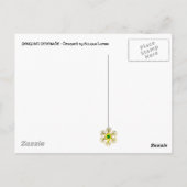 雪だるまとペンギンの冬のセレナード ポストカード (裏面)