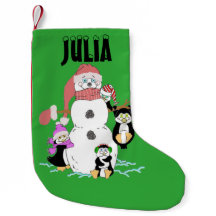 雪だるまとペンギンクリスマス