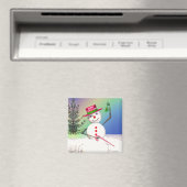 雪だるまとヤドリギ マグネット (インサイチュ (食洗機))