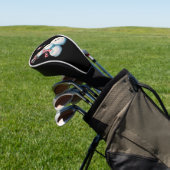 雪だるまとワインクリスマスおもしろいクリスマスギフト ゴルフヘッドカバー (インサイチュ)