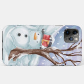 雪だるまと冬の景色 Case-Mate iPhoneケース (裏面(横))