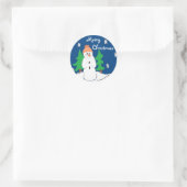 雪だるまと友だち ラウンドシール (バッグ)