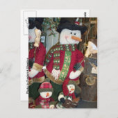 雪だるまと子 ポストカード (正面/裏面)