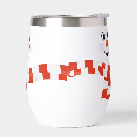 雪だるまと幸せな顔 (左面)