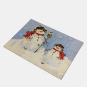 雪だるまと息子 ドアマット (アングル)