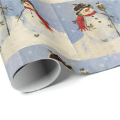 雪だるまと息子 ラッピングペーパー (ロールコーナー)