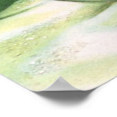 雪だるまと犬 ポスター (角)