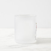 雪だるまによって曇らされるマグ フロストグラスマグカップ (中央)