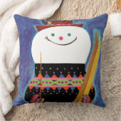 雪だるまのためのスキー クッション (ブランケット)