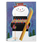 雪だるまのためのスキー ノートブック (正面)