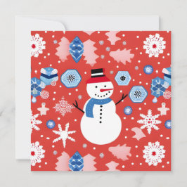 雪だるまのんびり 招待状