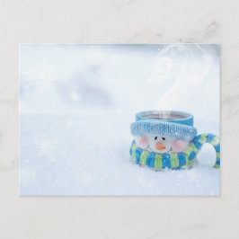 雪だるまのイラスト ポストカード