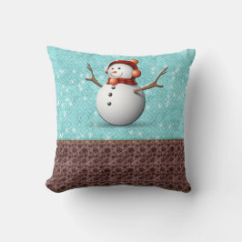 雪だるまのクッション クッション