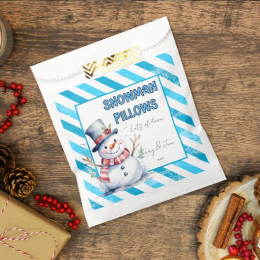雪だるまのクッション クリスマスのおやつ いたずらなエルフ フェイバーバッグ