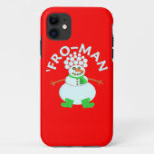 「雪だるまのクリスマスのためにおもしろい Case-Mate iPhoneケース (裏面)