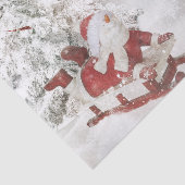 雪だるまのクリスマスのティッシュの雪の地球のヒイラギのそり 薄葉紙 (詳細)