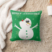 雪だるまのクリスマスの装飾用クッション クッション (ブランケット)