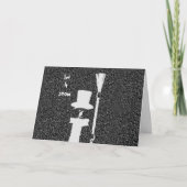 雪だるまのクリスマスカード シーズンカード (正面)