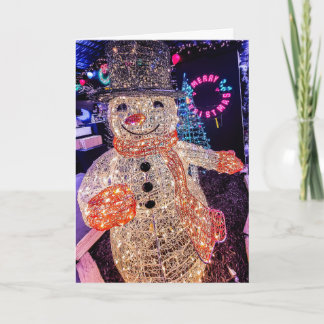 雪だるまのクリスマスカード シーズンカード