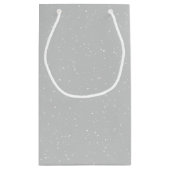 雪だるまのクリスマススノーグローブ スモールペーパーバッグ (裏面)