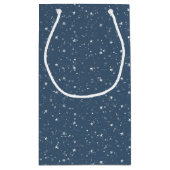 雪だるまのクリスマススノーグローブ スモールペーパーバッグ (裏面)