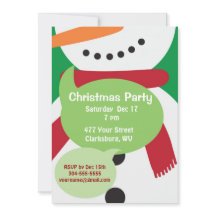 雪だるまのクリスマスパーティー