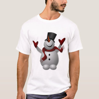 雪だるまのクリスマス Tシャツ