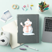 雪だるまのステッカー シール (iPadカバー)