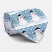 雪だるまのタイ ネクタイ (ロール)