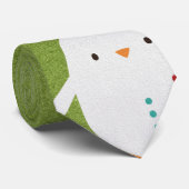 雪だるまのタイ ネクタイ (ロール)