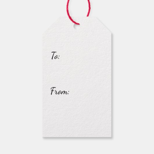 雪だるまのトップハットギフトラベル ギフトタグ (裏面)