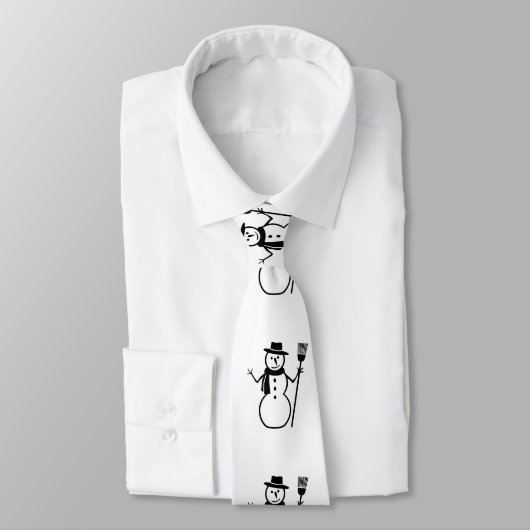 雪だるまのネクタイ ネクタイ (タイ)
