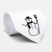 雪だるまのネクタイ ネクタイ (ロール)